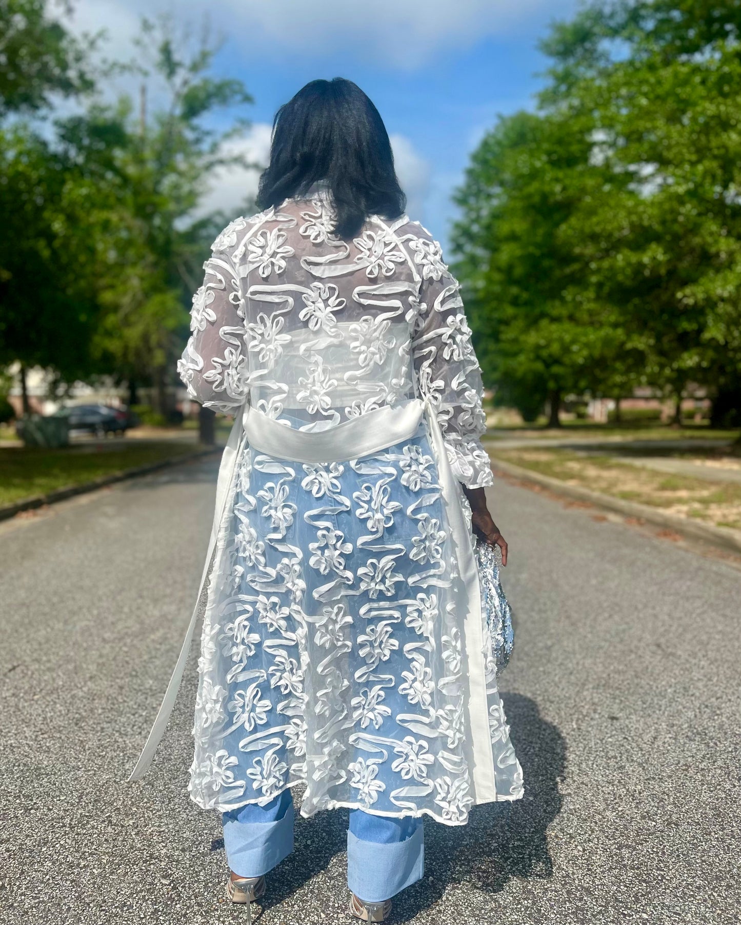 “Summer Florals” Trench Dress