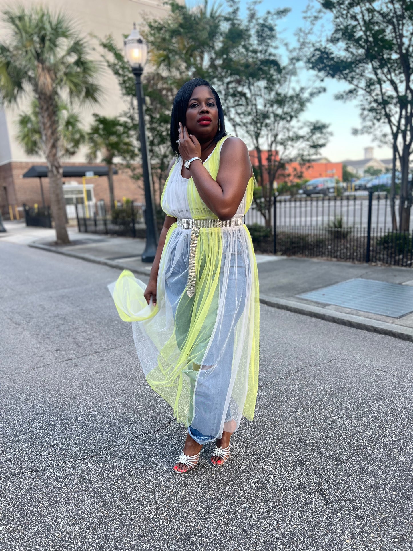 “Modest Muse” Sheer Maxi