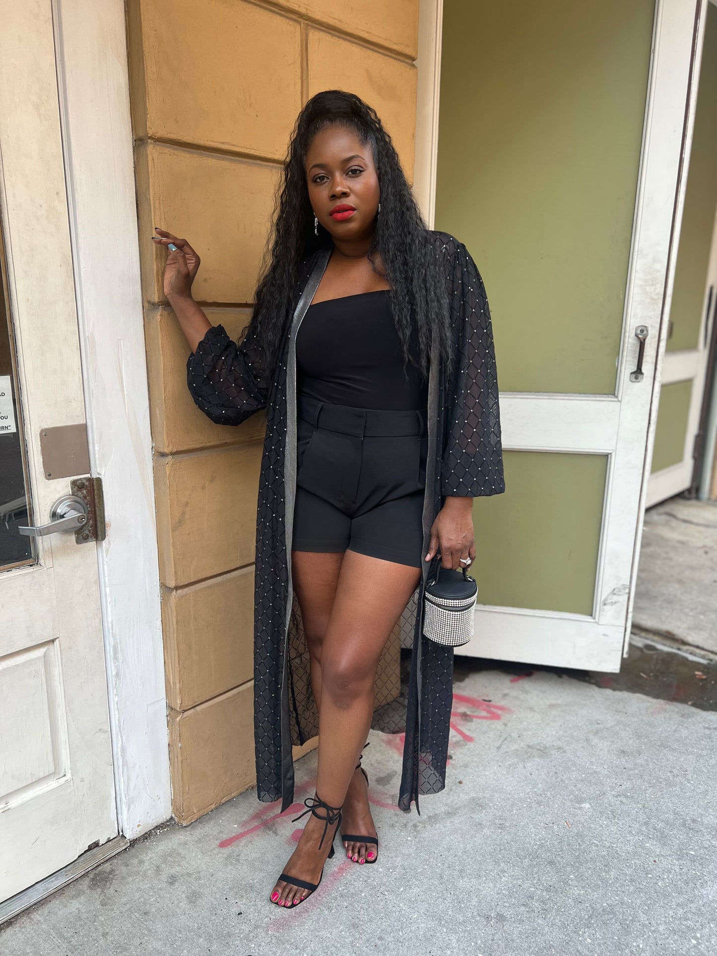 “Midnight Shimmer” Kimono (Clearance)