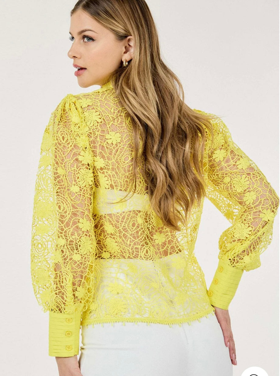 “In the Details” Crochet Top