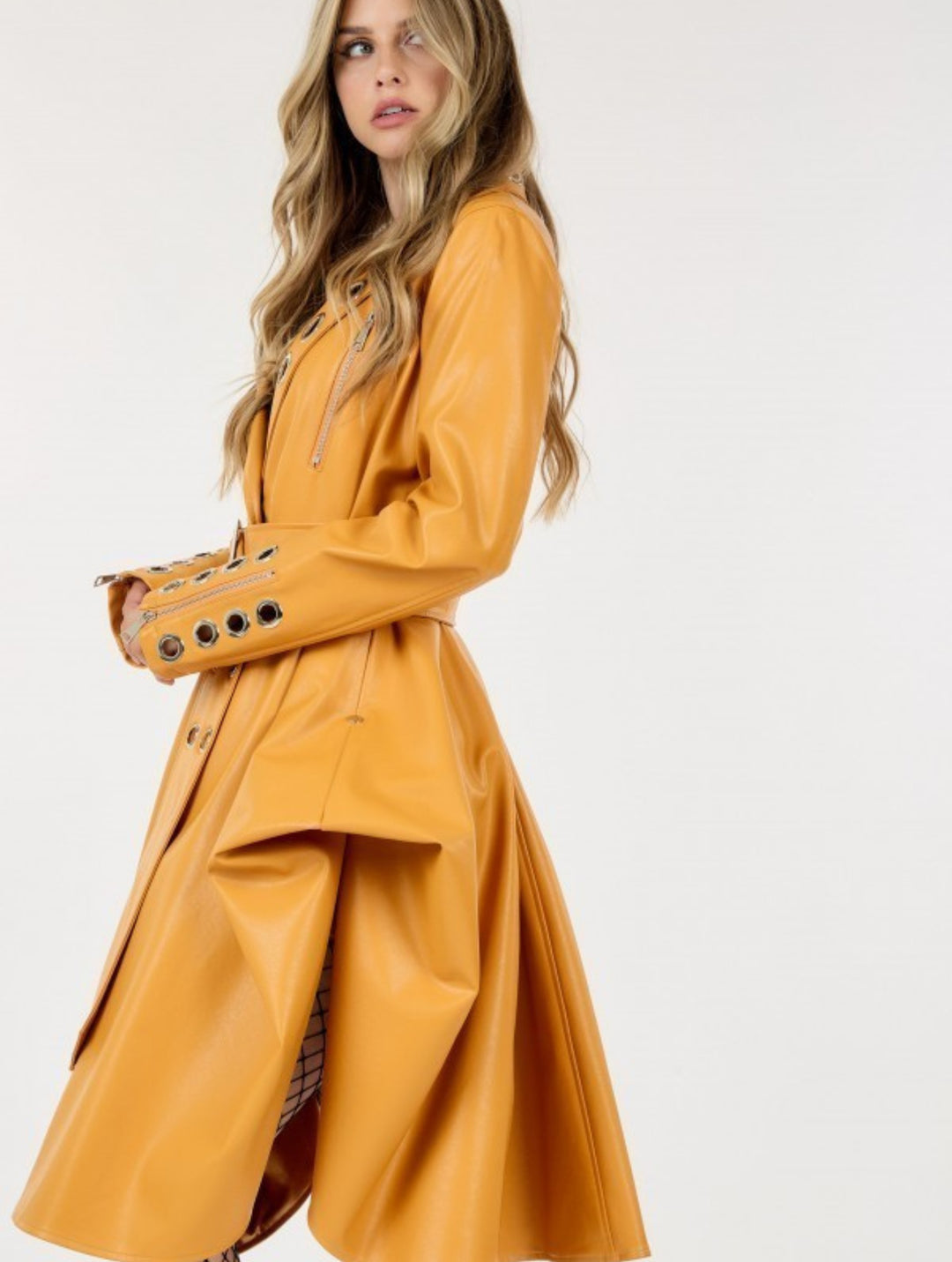 “GLD Grommet” Dress Coat (Clearance)