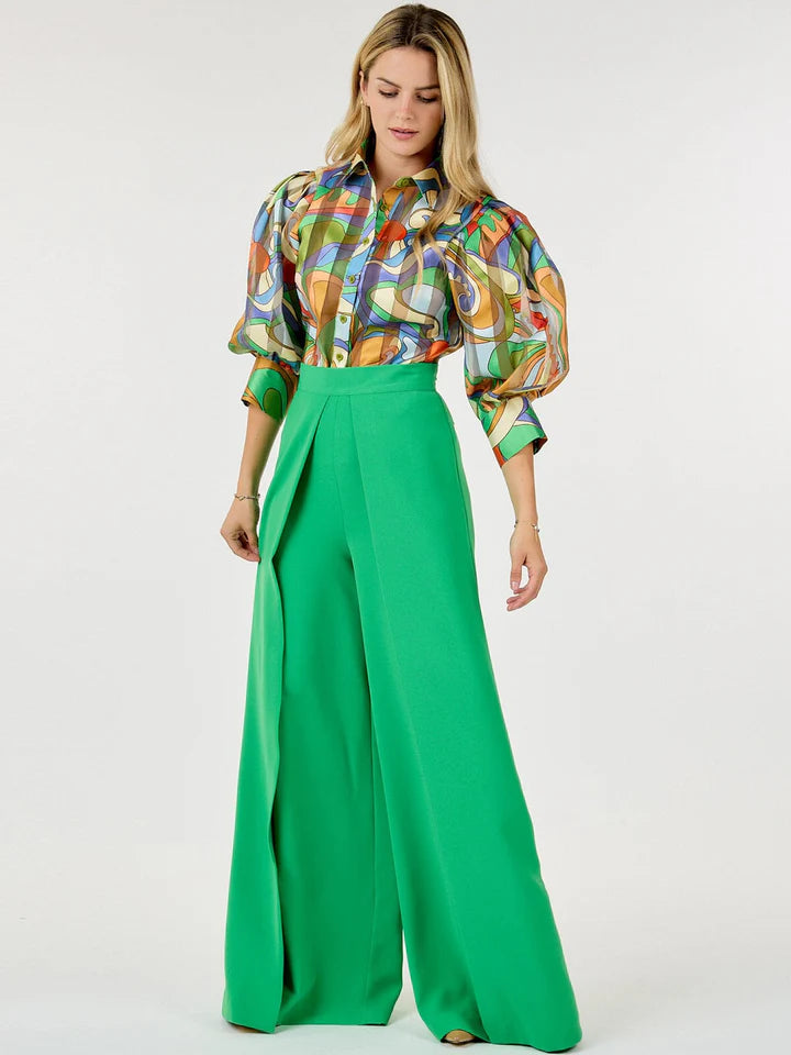 “It’s a Wrap” Pleated Pants ( 2 Colors)