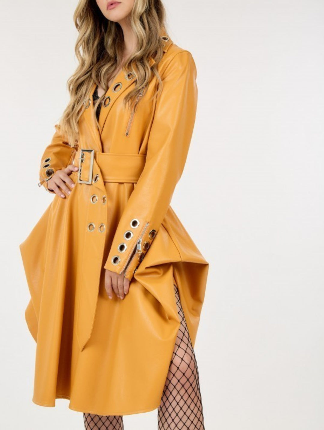 “GLD Grommet” Dress Coat (Clearance)