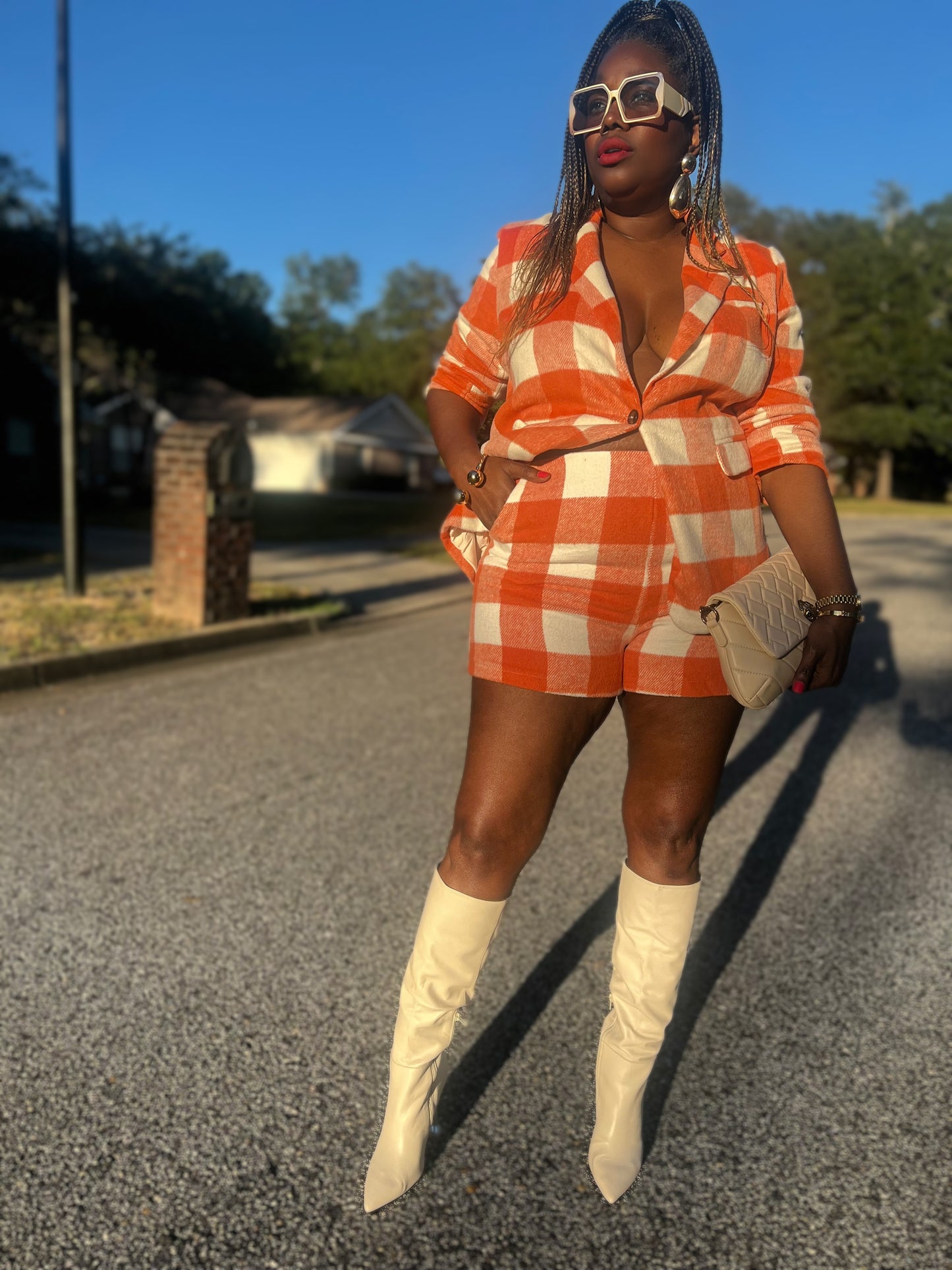 “In Check” Shorts (Plus)