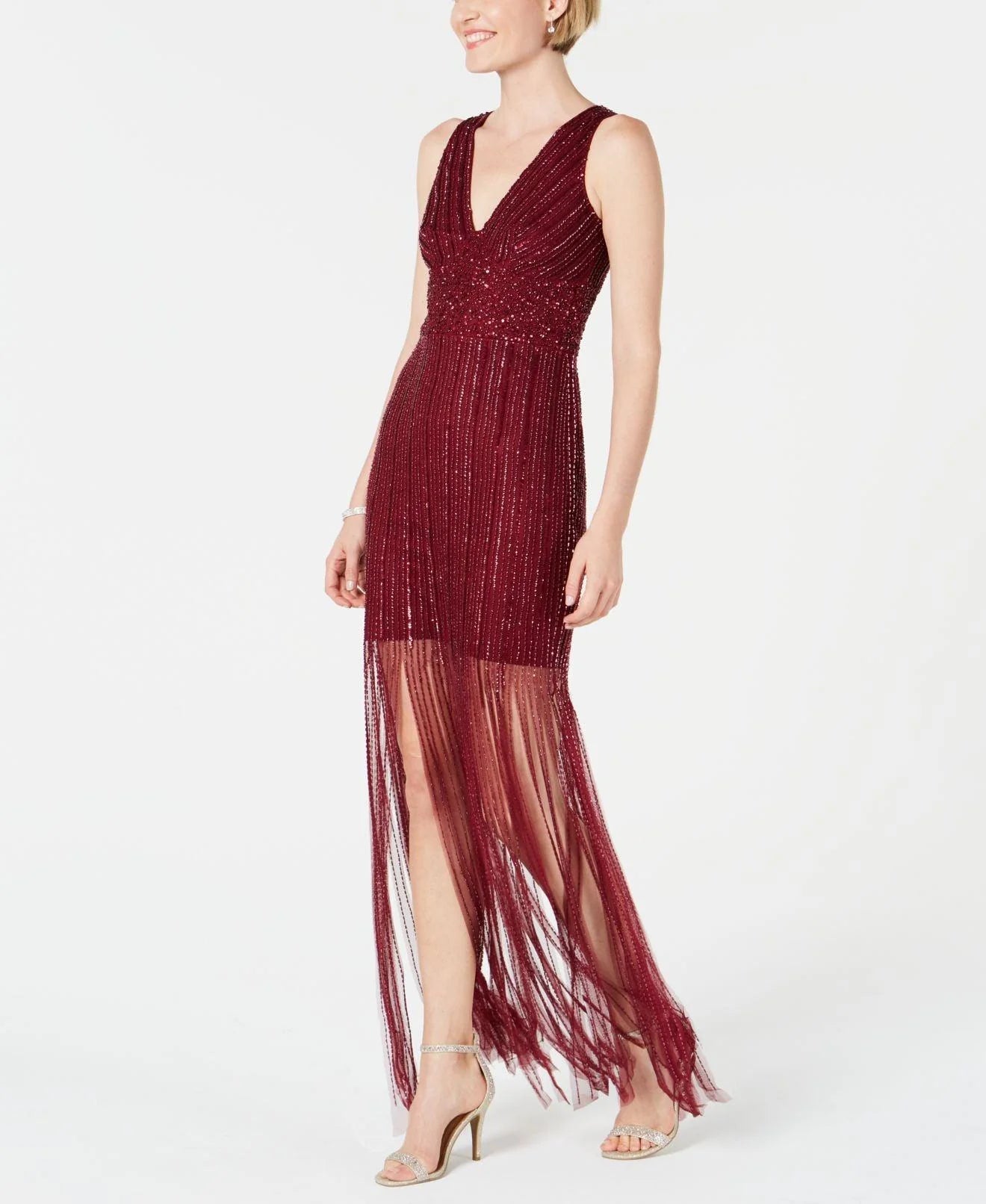 “Ruby” Fringed Dress