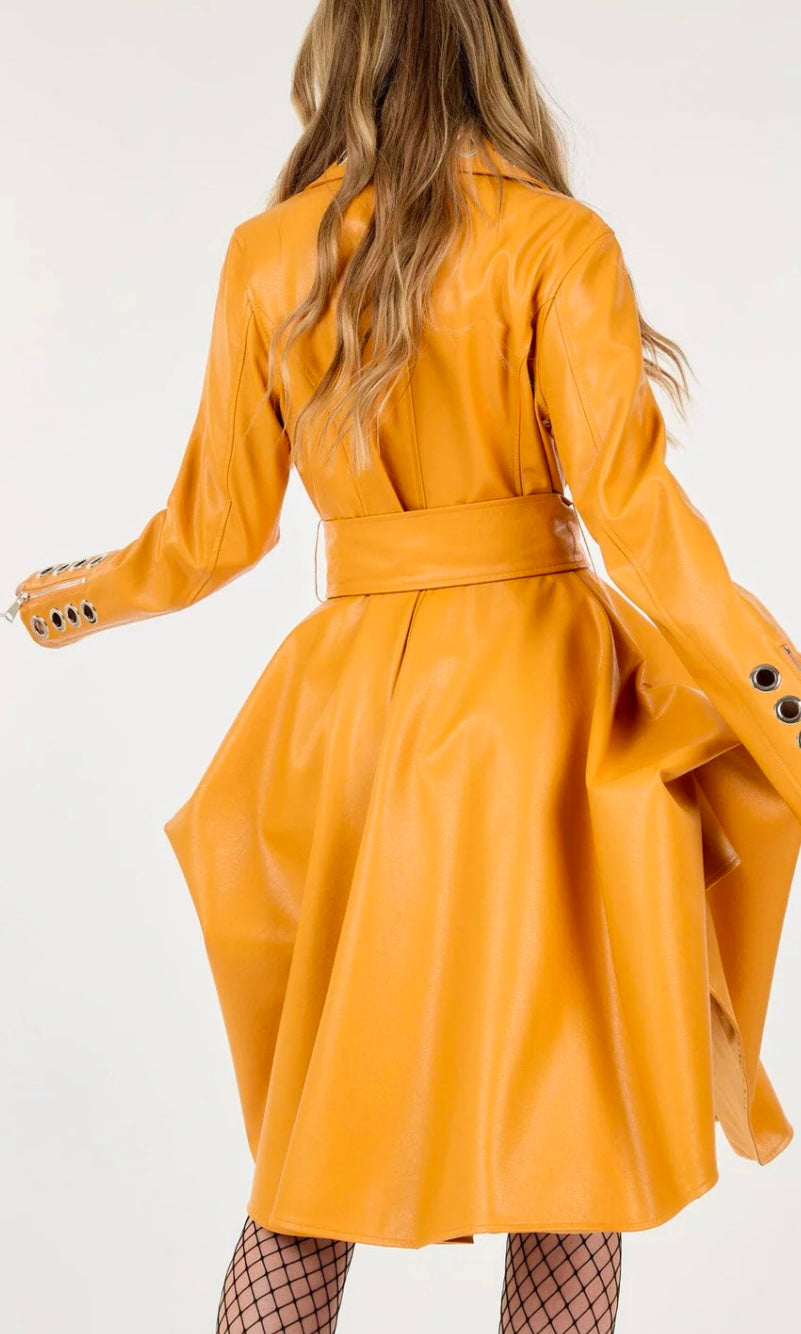 “GLD Grommet” Dress Coat (Clearance)