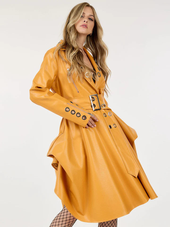 “GLD Grommet” Dress Coat (Clearance)