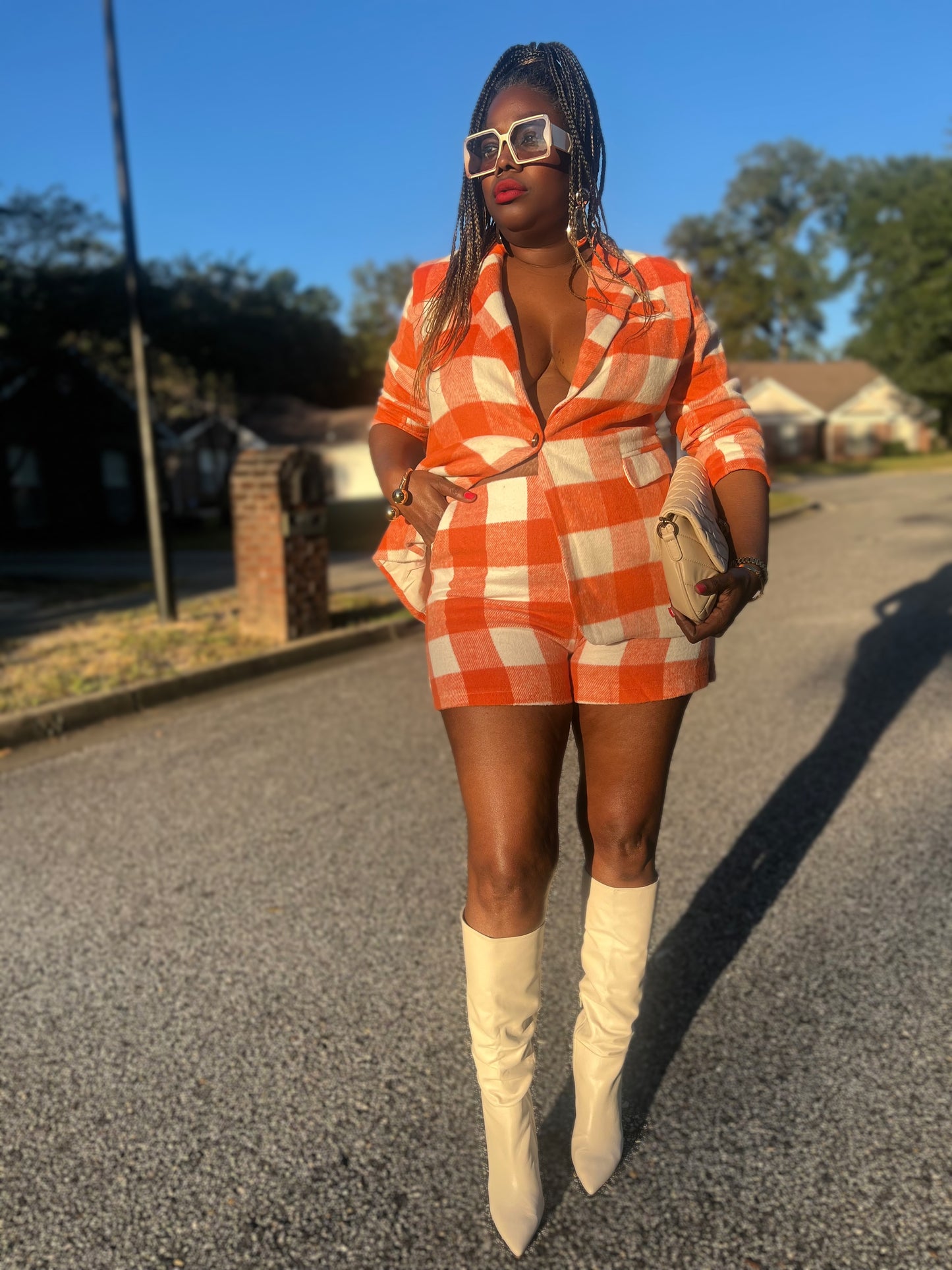 “In Check” Shorts (Plus)