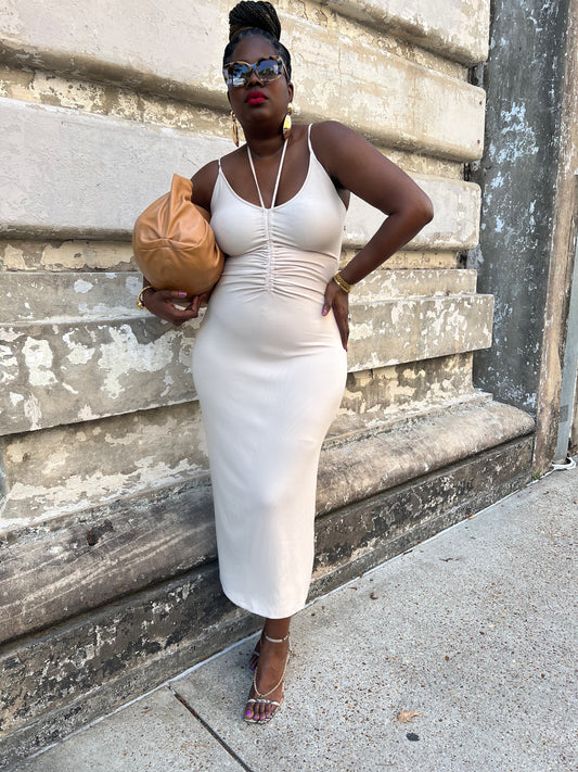 “In Neutral” Midi Dress (XS-XL)