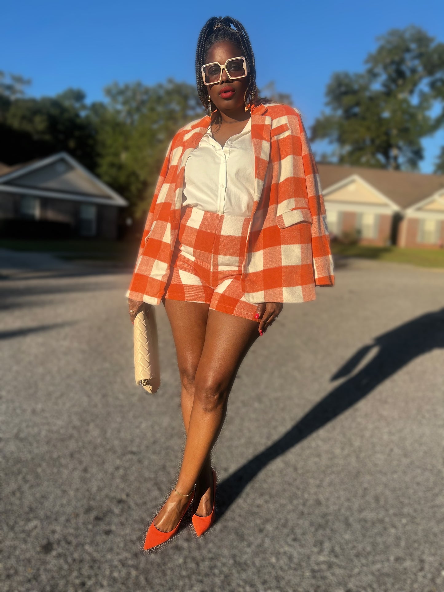 “In Check” Shorts (Plus)