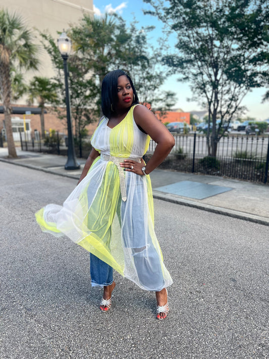 “Modest Muse” Sheer Maxi
