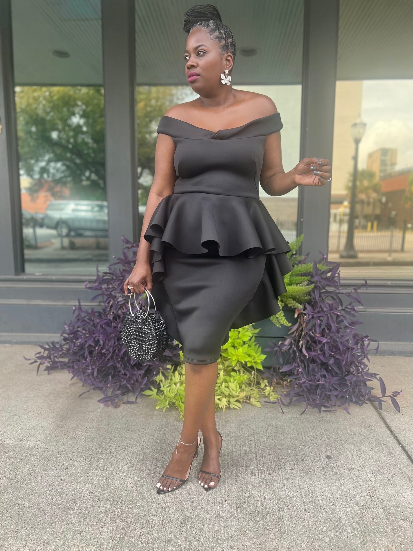 “Midnight Ruffle” Midi