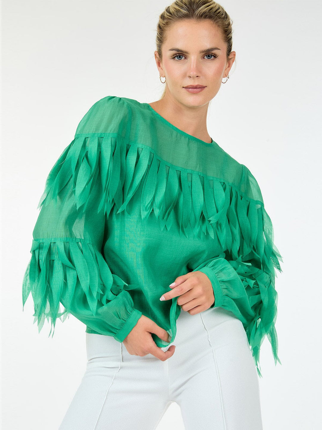 “Green Cascade” Top