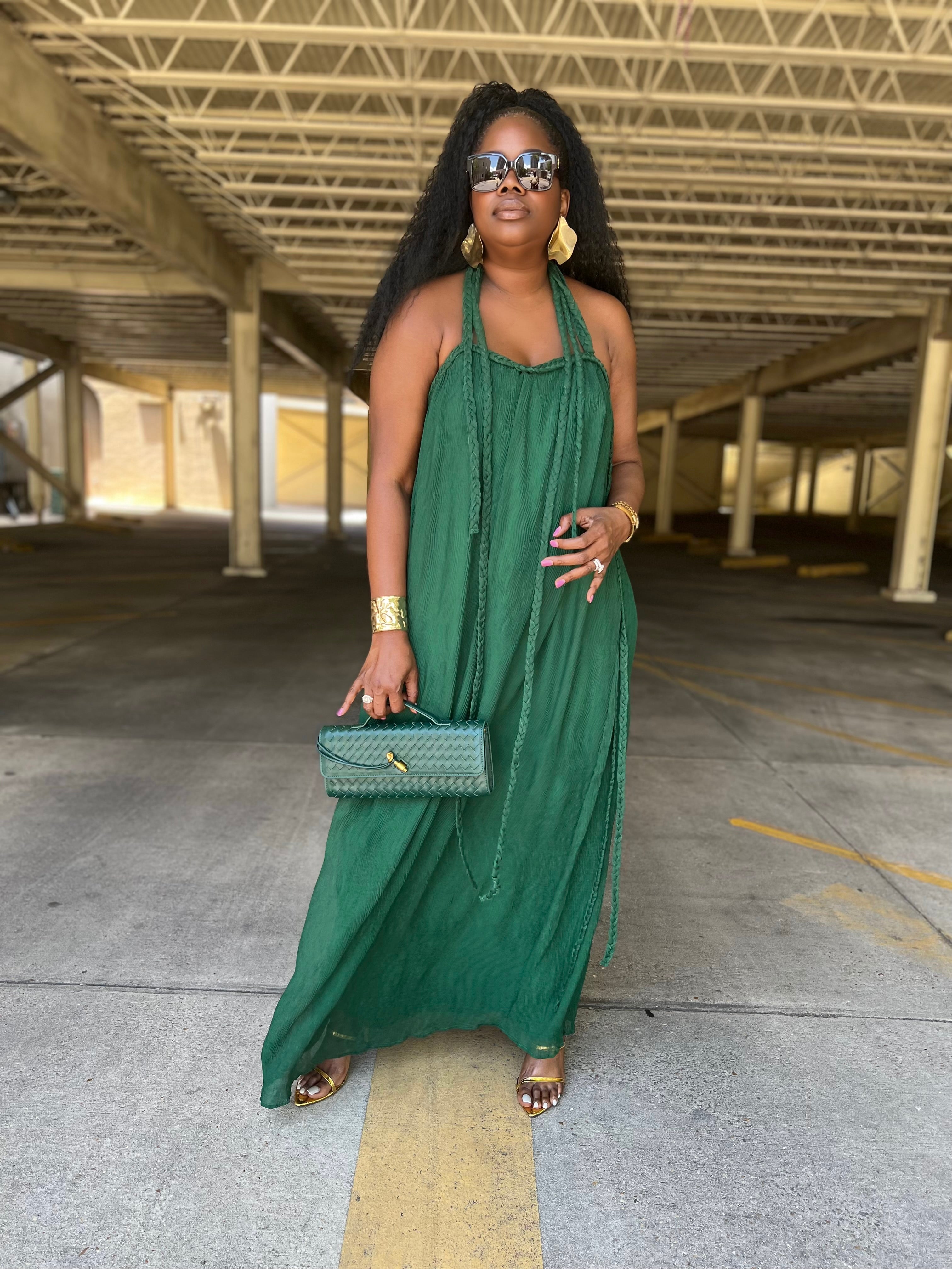 “Green Splendor” Maxi – Formally Dawn