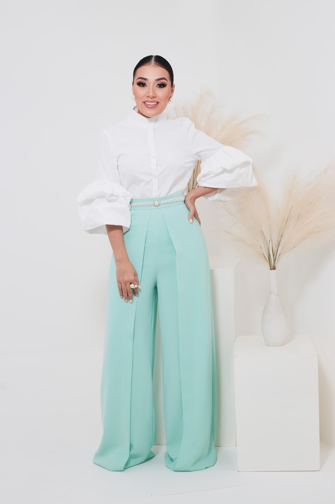 “It’s a Wrap” Pleated Pants ( 2 Colors)