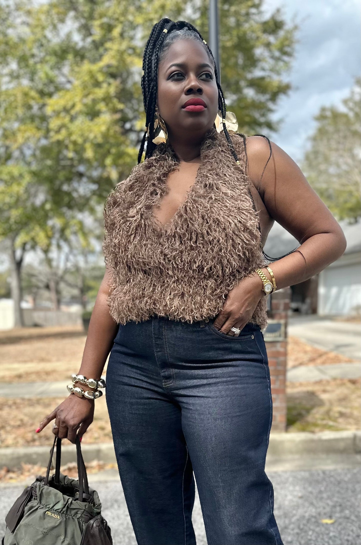 “Mocha Plush” Top