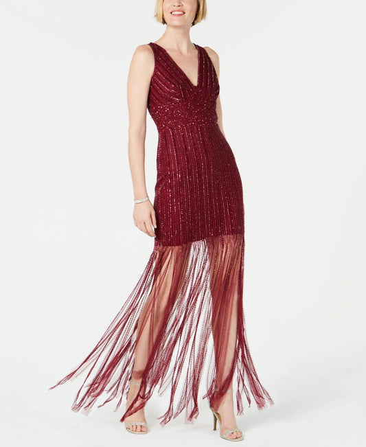“Ruby” Fringed Dress