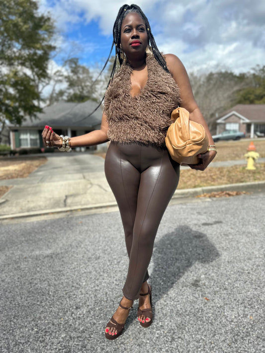 “Mocha Plush” Top