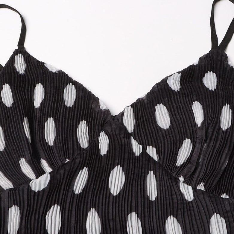 “Let’s Polka” Ruffle Dress