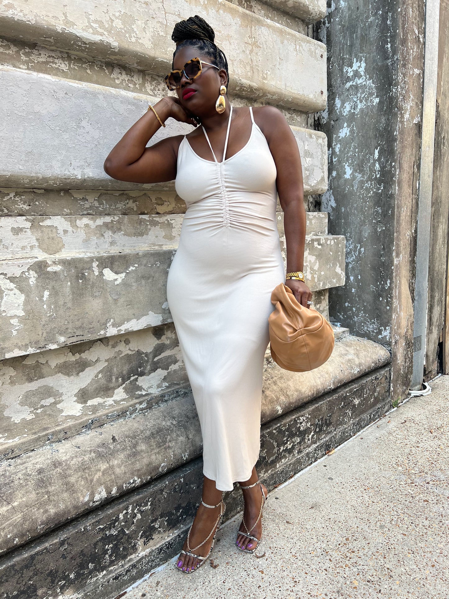 “In Neutral” Midi Dress (XS-XL)