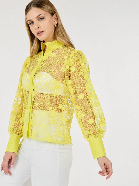 “In the Details” Crochet Top