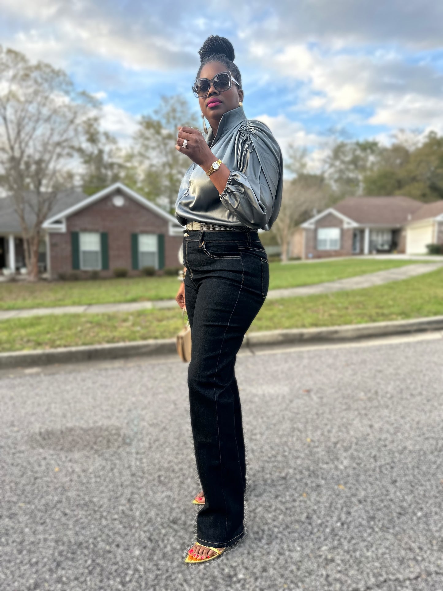 “Satin Love” Bomber (Plus)