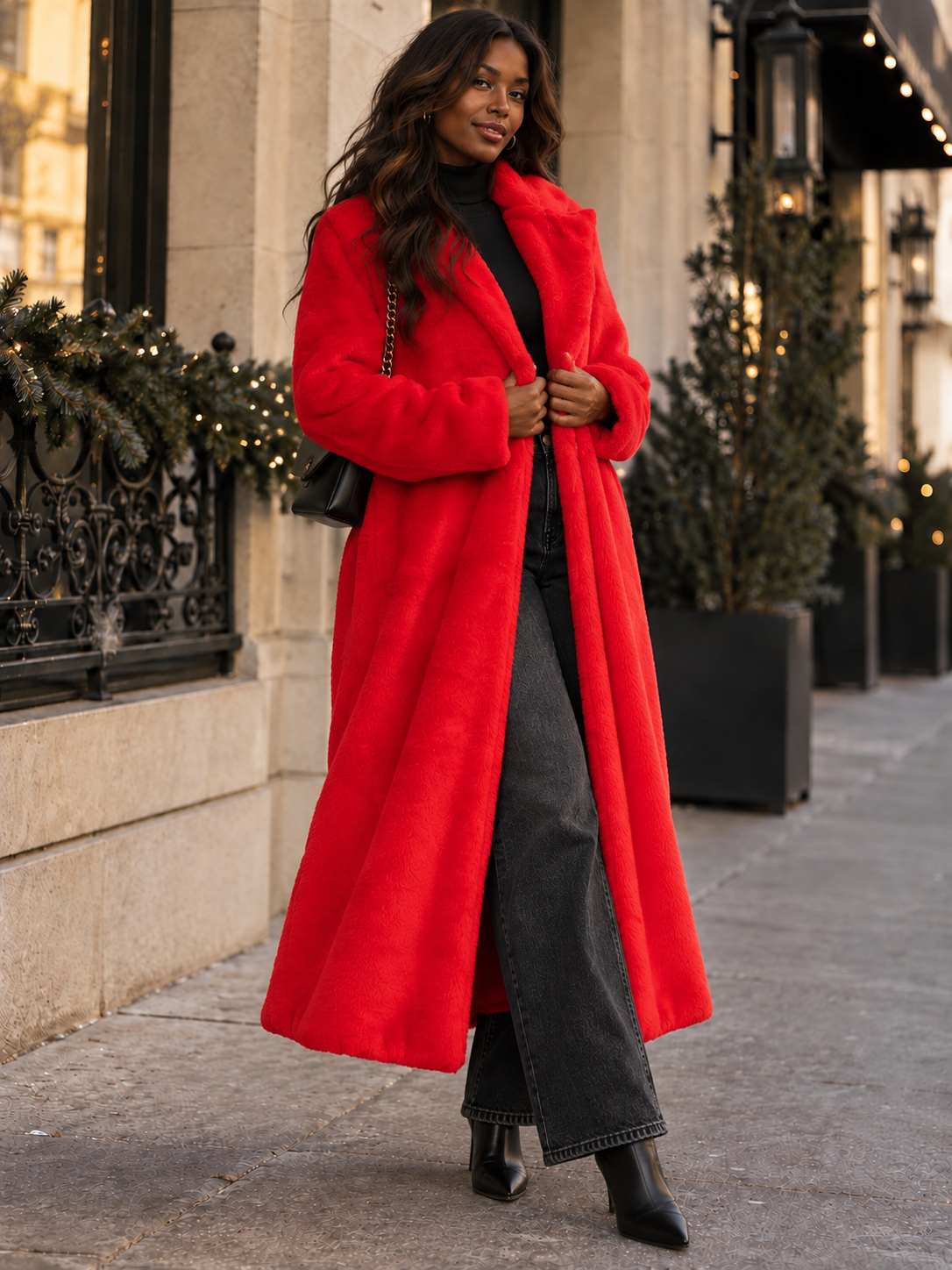 “DIVA” Red Fur Coat (Limited Edition)